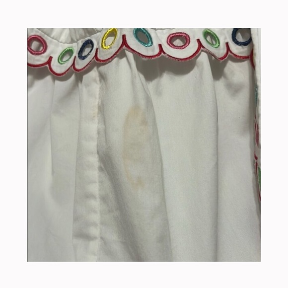 CeliaB White Long Sleeve Dress with Colorful Accents - Picture 7 of 8